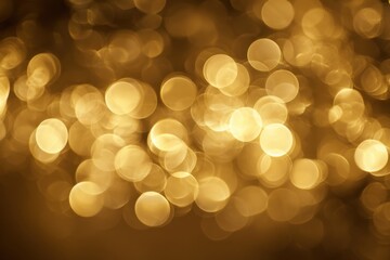 Fototapeta premium Warm bokeh background with soft circular light patterns creating a cozy atmosphere in a dim setting
