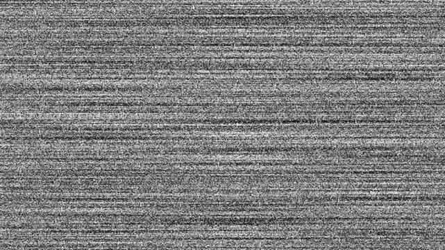 TV Static glitch effect, Noise glitch tv static animation. Full HD. 4K