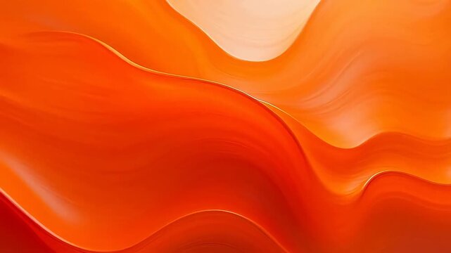 Abstract flowing orange and red patterns