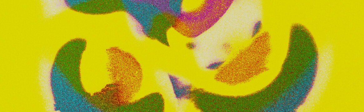 Fundo art&iacute;stico com elementos abstratos e acabamento granulado para aplica&ccedil;&otilde;es digitais.
