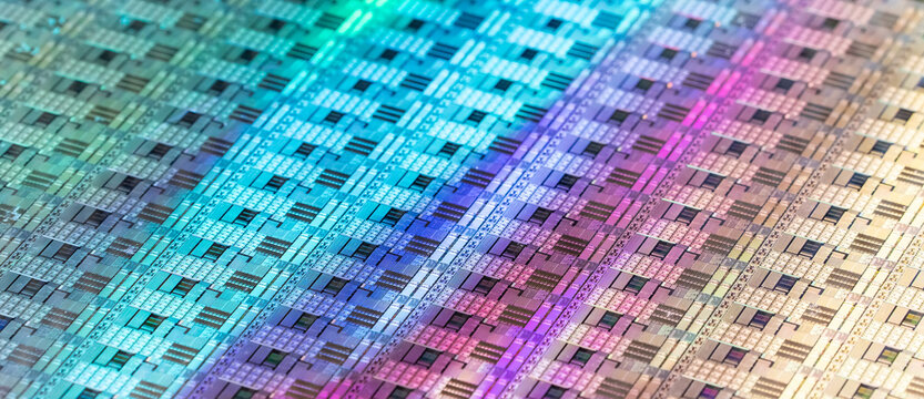 silicon wafer for manufacturing semiconductor of integrated circuit.Electronic circuit designs have been built onto the wafers using micromaching including photolithography
