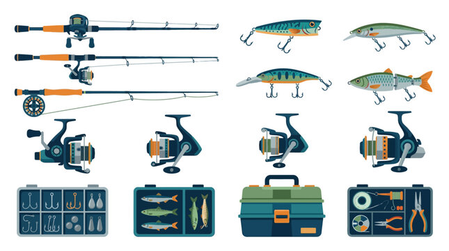 Fishing gear and tackle equipment.