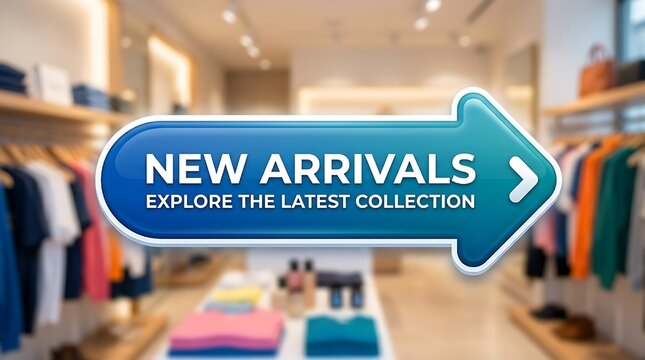 Rounded arrow banner label