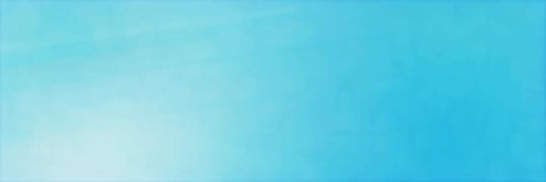 Soft aqua and sky blue texture fades in a seamless loop, creating a light animated website banner background template with gentle watercolor clarity