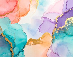 Fototapeta premium Abstract luxury watercolor background on premium handmade cotton paper, layered washe