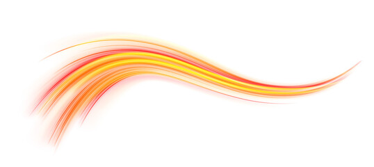Obraz premium Abstract colorful paint streak with realistic brush finish. Perfect for modern graphics. PNG