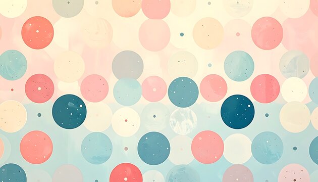 Colorful bubble wrap background with blue and pink circles.