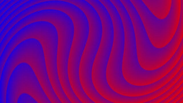 Vibrant color gradient waves slide smooth fluid crimson current tracking paths. Elegant fashion catalog background overlays require a vibrant color gradient waves loop file.