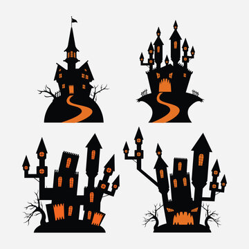 Halloween Haunted Castle Set