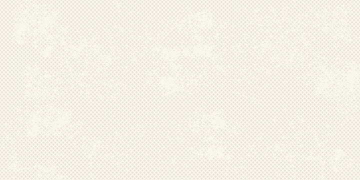 Ecru grain paper texture. Vintage textured background with dots, speckles, specks, flecks and particles. Craft repeating wallpaper. Natural cream grunge surface background.