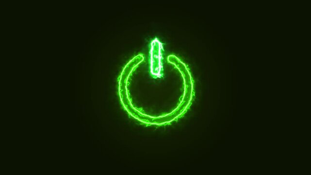 power buttons animation icon start stop turn on off screen on off button animated