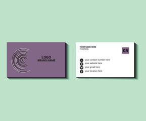 Naklejka premium modren business card,busines card mockup 