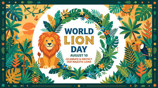 Protect Wildlife and Celebrate World Lion Day in the Jungle