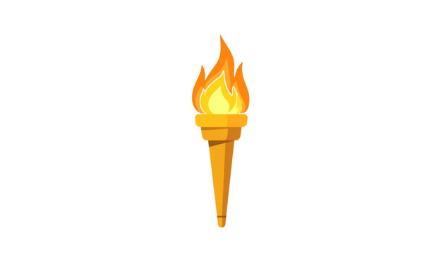 burning torch