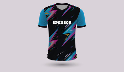 Modern Abstract Sports Jersey Collection – Football, Basketball & Esports Uniform Templates © MstMohosena