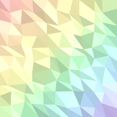 Obraz premium Pastel Low Poly Triangle Geometric Abstract Background Mosaic