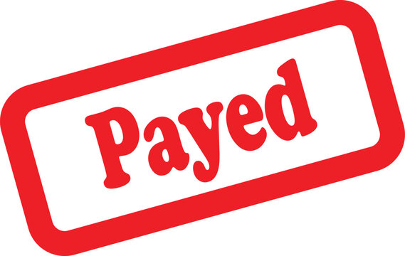 Pay stamp transparent background