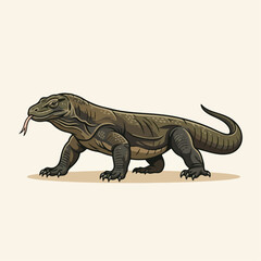 Obraz premium Ilustrasi_vektor_komodo_simpel_202606280643