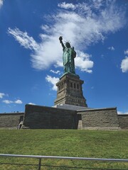 Iconic Statue of Liberty Landmark on Liberty Island New York © Muza DS