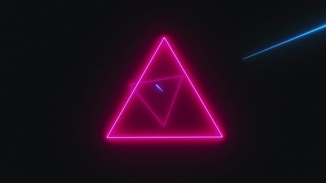 glowing neon alphabet