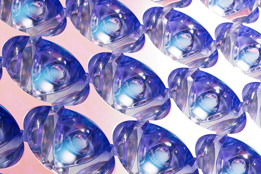 Abstract glass 3D texture pattern for digital background
