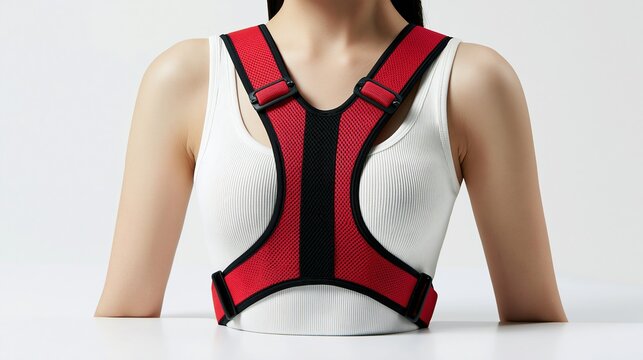 Comfortable Posture Corrector Brace for Women with Adjustable Straps for Spinal Support and Improved Back Health