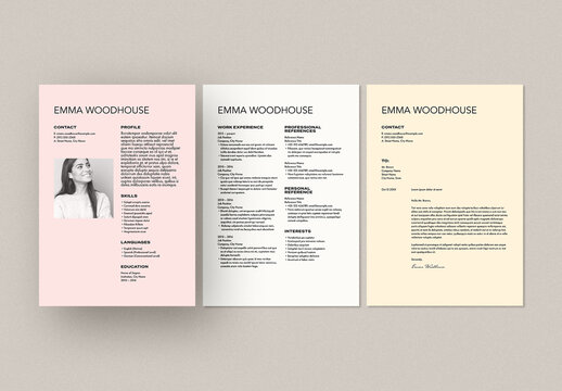Resume and Cover Letter Layout