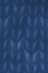 Fototapeta premium Blue chevron pattern with light reflections