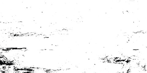 Fototapeta premium Minimal abstract black grunge texture on a white background, distressed ink splatters, scratched surface, subtle worn details, high-contrast monochrome texture design vector.