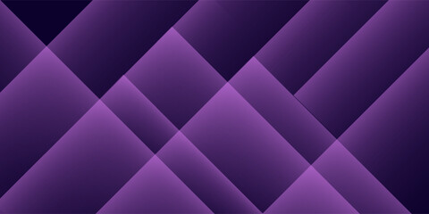 Fototapeta premium Abstract simple glowing diagonal stripe with purple and dark Polygon luxury background vector. Social ads banner or Landing page.