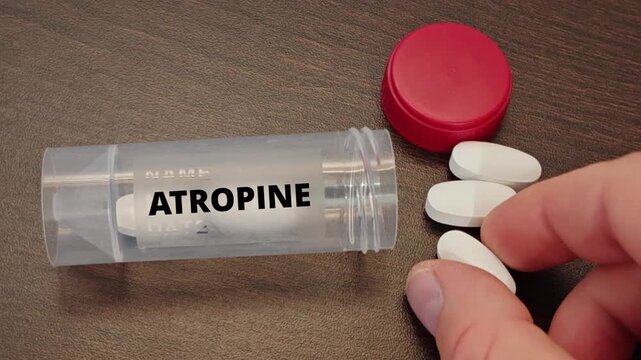 ATROPINE antimuscarinic used with diphenoxylate for severe diarrhea