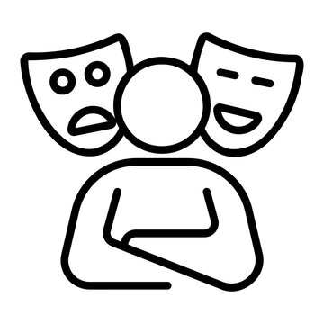 personality Line Icon