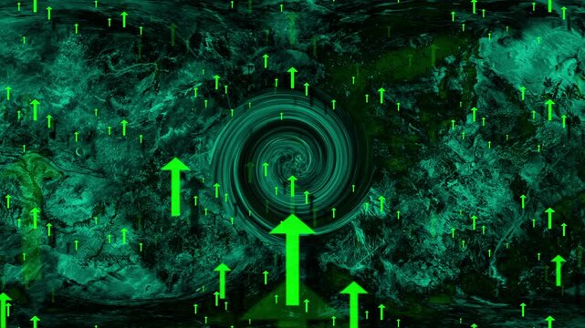 Vibrant light explosion vectors rotate rapid emerald energy swirl tracks on black. Special effect video production intros implement a vibrant light explosion vector backdrop system.