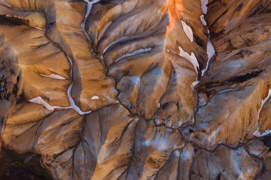 Rhyolite mountains of Landmannalaugar in the Icelandic Highlands, Iceland