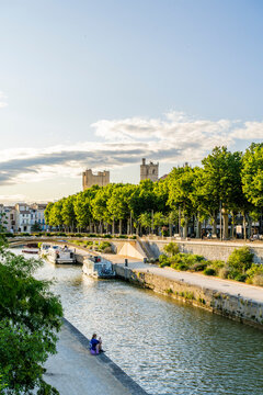 Canal de la Robine, Narbonne, Occitania, France