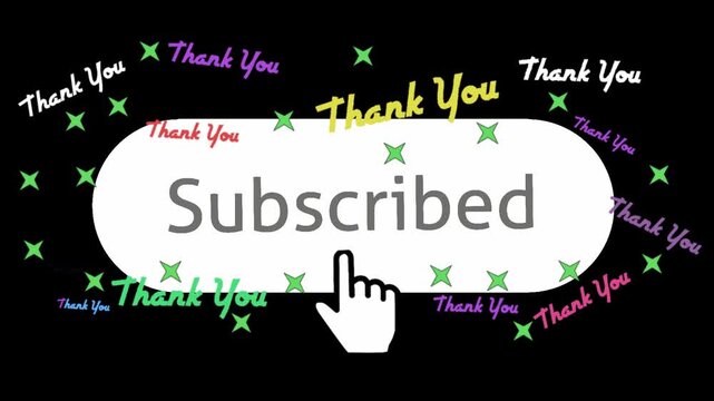 Simple subscription button helps you encourage more audience interaction using a polished animation suitable for a wide range of creative projects