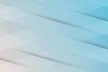 Fototapeta premium Abstract pastel blue gradient geometric background with transparent layers