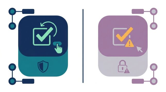 Two scenarios for user consent regarding privacy and GDPR compliance, highlighting the opt-in and opt-out choices.