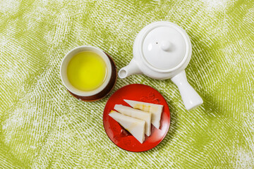 典型的な緑茶　typical Japanese green tea © norikko