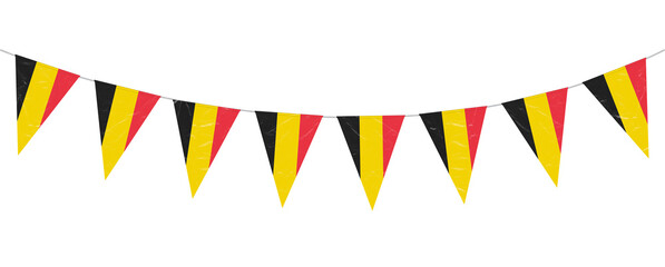 Belgium Flag Bunting Pennant Banner for International Sports Events and National Celebrations PNG Image © PHOTO N LIFE