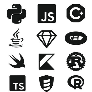 Badge gem java swift vector icons rust python grid programming ruby icon