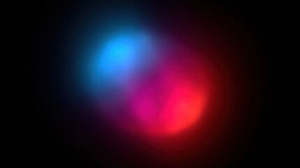 Naklejka premium Abstract Blend of Vibrant Blue and Red Light Streaks on a Dark Background