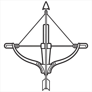 Classic crossbow design with mechanical trigger mechanism