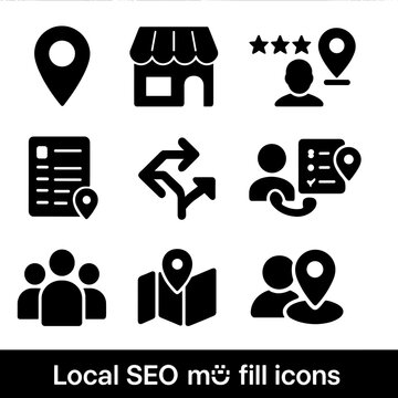 Community vector reviews local google seo icon audit location listing