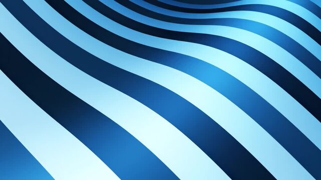 Abstract blue background with diagonal gradient stripes in shades of navy and sky blue. Modern geometric pattern featuring clean parallel lines and minimalist digital design.