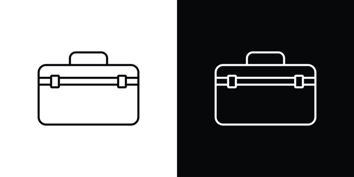 Toolbox icon line clipart series. EPS10
