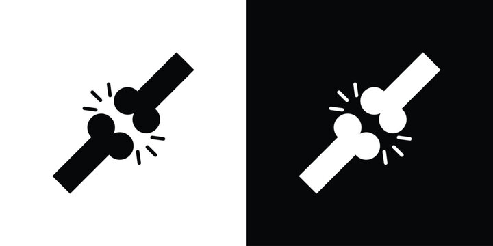 Bones icon editable graphic series