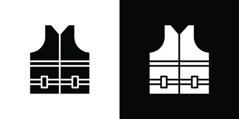 Vest jacket icon editable graphic series © Dawid