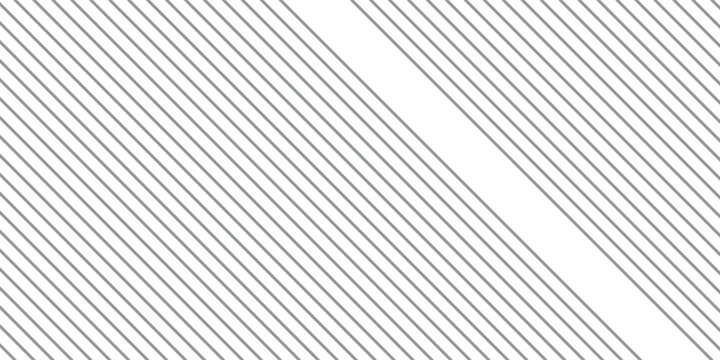 Repeated diagonal stripe thin line seamless pattern. Abstract geometric lines background black and white. vector design