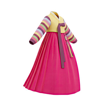 Traditional Korean Hanbok Dress